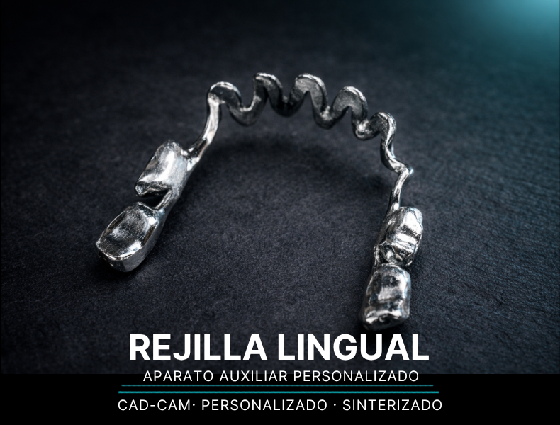 Rejilla lingual metálica personalizada